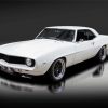 White 69 Camaro Diamond Painting