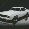 White 69 Camaro Diamond Painting