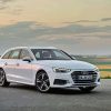 White Audi A4 Diamond Painting