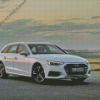 White Audi A4 Diamond Painting