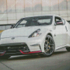 White Nissan 370 Z Diamond Painting