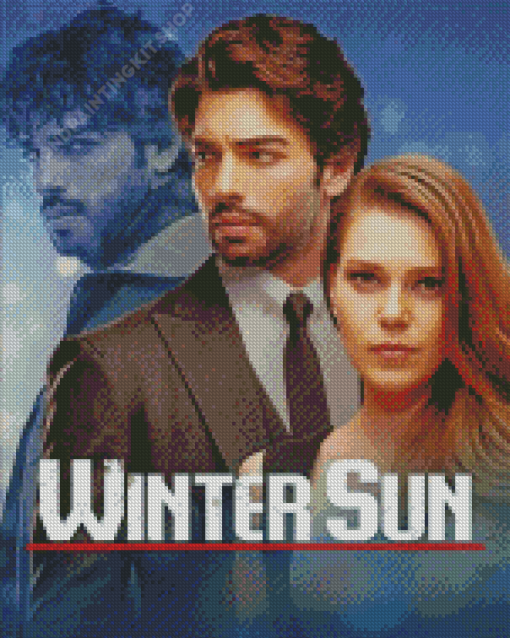 Winter Sun Poster Diamond Painting