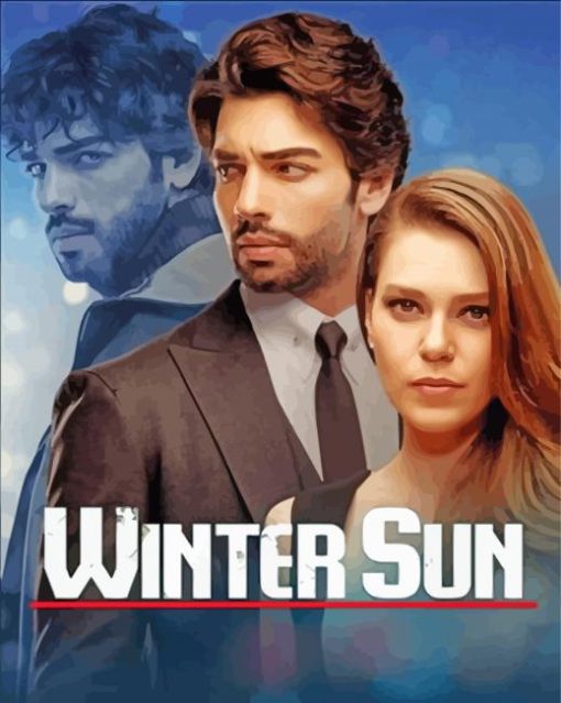 Winter Sun Poster Diamond Painting