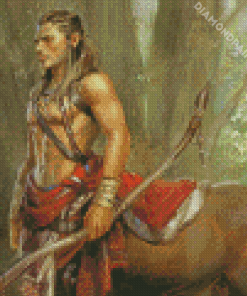 Wood Centaur Diamond Painting