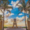 Worth Avenue Clock Tower Palm Beach Florida Diamond Painting