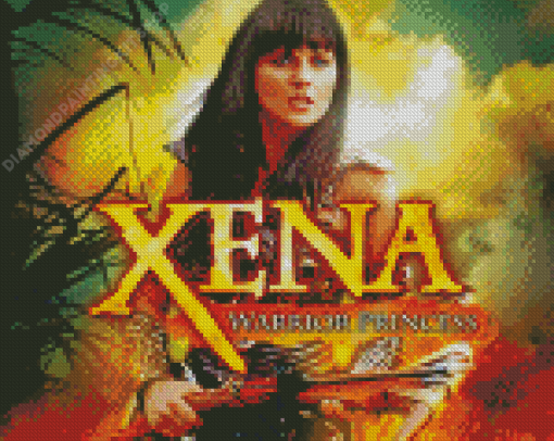 Xena Movie Poster Diamond Painting