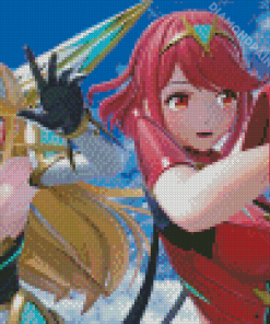 Xenoblade Pyra Diamond Painting