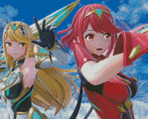 Xenoblade Pyra Diamond Painting