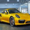 Yellow Porsche 911 Diamond Painting