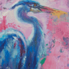 Abstract Heron Head Art Diamond Paintings