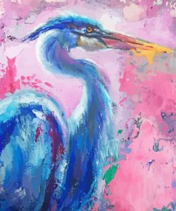 Abstract Heron Head Art Diamond Paintings