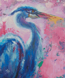 Abstract Heron Head Art Diamond Paintings