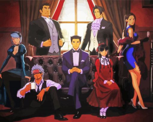 Ace Attorney Diamond Painting