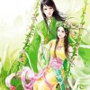 Anime Chinese Lovers Diamond Painting