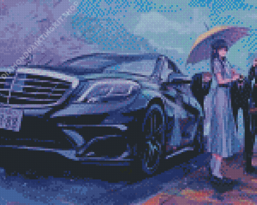 Anime Car Art Diamond Paintings