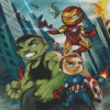 Baby Marvels Super Heroes Diamond Painting