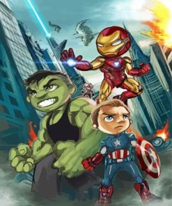 Baby Marvels Super Heroes Diamond Painting