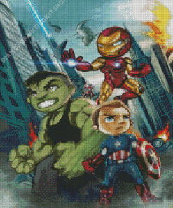 Baby Marvels Super Heroes Diamond Painting