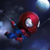 Baby Spider Man At Night Diamond Painting