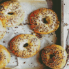 Bagels Homemade Food Diamond Painting