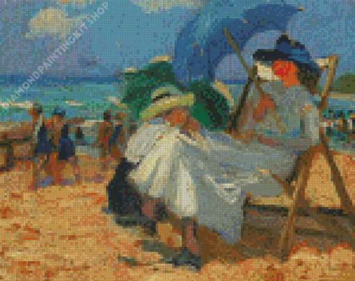 Beach Scene Manly Beach Diamond Painting