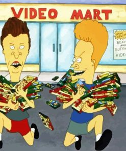 Beavis And Butthead Animation Diamond Painting