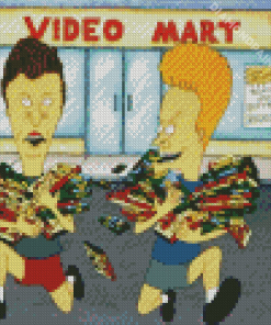 Beavis And Butthead Animation Diamond Painting