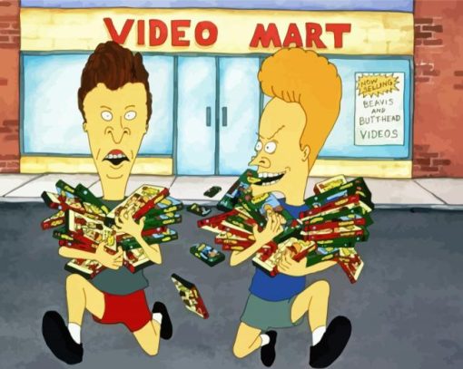 Beavis And Butthead Animation Diamond Painting