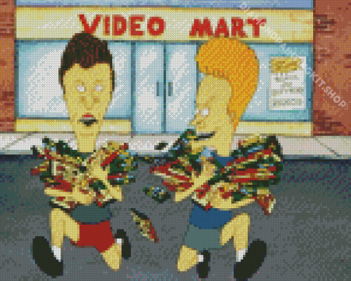 Beavis And Butthead Animation Diamond Painting