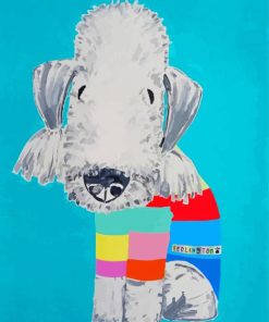 Bedlington Terrier Diamond Painting