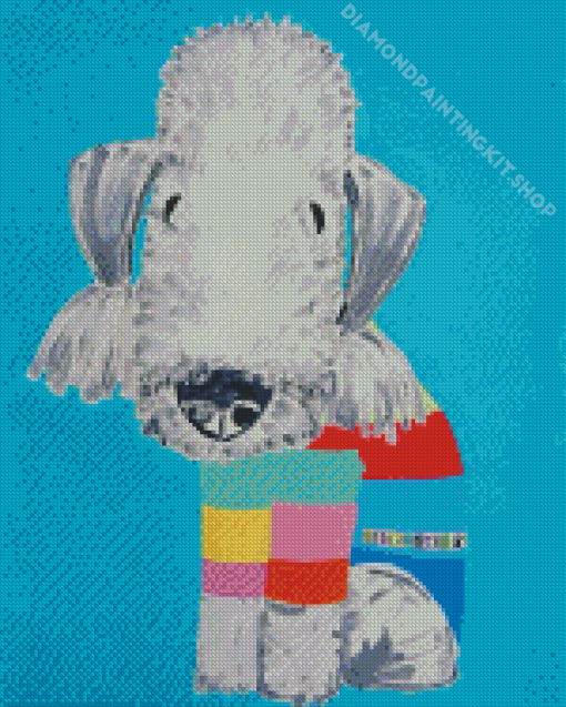 Bedlington Terrier Diamond Painting