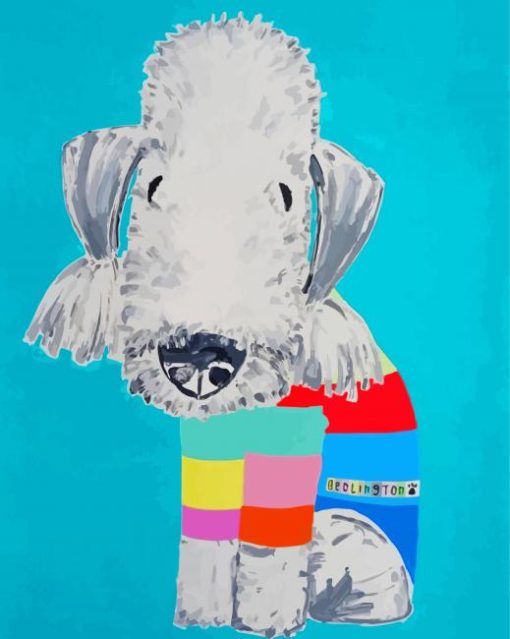 Bedlington Terrier Diamond Painting