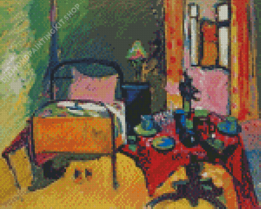 Bedroom In Ainmillerstrasse Diamond Painting