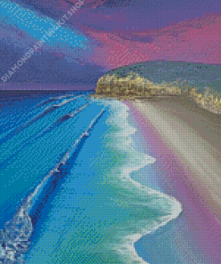 Bells Beach Sunset Diamond Painting