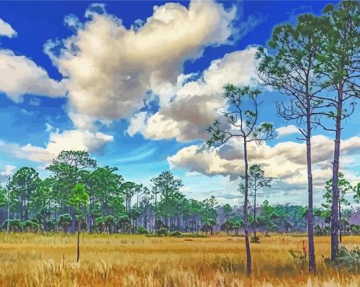 Big Cypress Landscape Diamond Painting