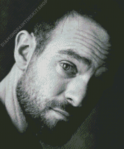 Black And White Charlie Cox Diamond Painting