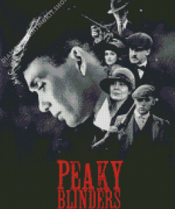 Black And White Peaky Blinders Poster Diamond Paintings