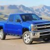 Blue 2017 Chevy Silverado Z71 Diamond Painting