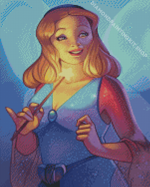 Blue Fairy Art Diamond Painting