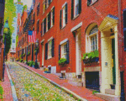 Boston Beacon Hill Diamond Painting