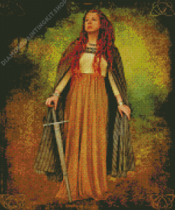 Boudica Queen Of The Iceni Diamond Painting