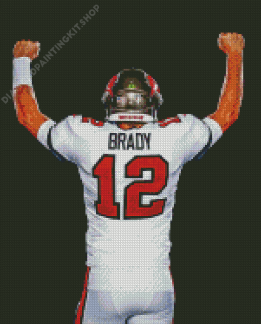 Brady Buccaneers Player Diamond Painting