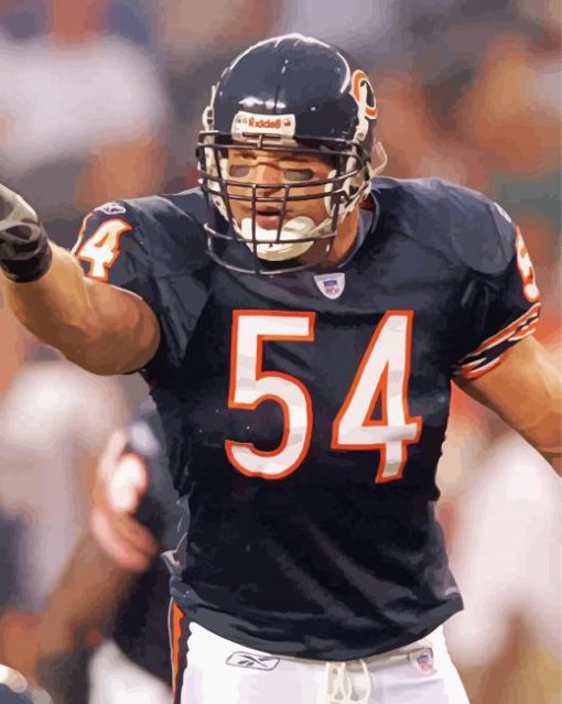 Brian Urlacher American Football Player Diamond Painting