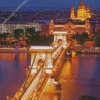 Budapest Evening Night Diamond Paintings