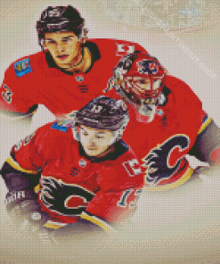 Calgary Flames Players Diamond Painting