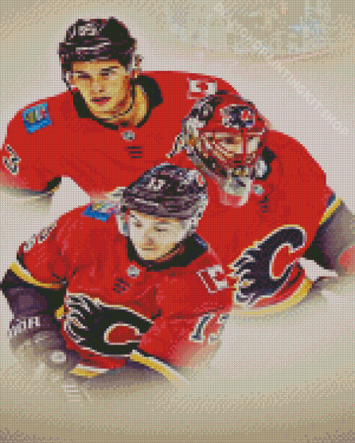 Calgary Flames Players Diamond Painting