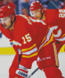 Calgary Flames Hockey Team Players Diamond Painting