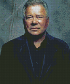 Canadian Actor William Shatner Diamond Painting