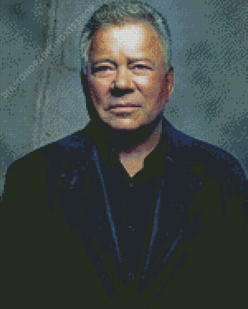 Canadian Actor William Shatner Diamond Painting