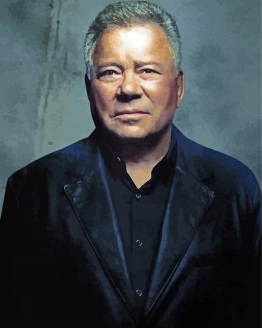 Canadian Actor William Shatner Diamond Painting